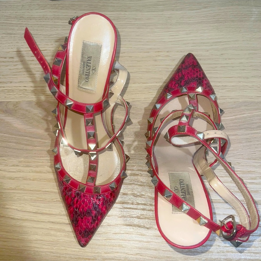 Valentino rock stud heels